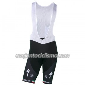Conjunto Maillot + Culotte Corto con tirantes 2018-2019 Quick-Step Floors Campeonato de Italia